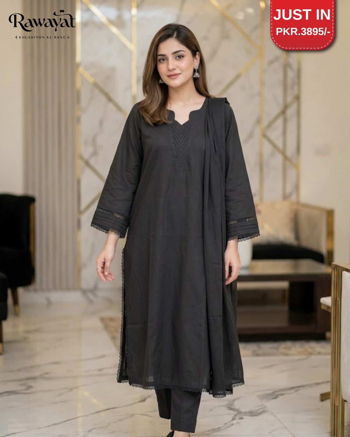 RAWAYAT BLACK M-4006