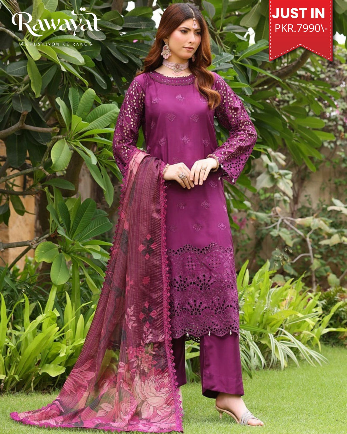 RAWAYAT LACE KARI LK-10081