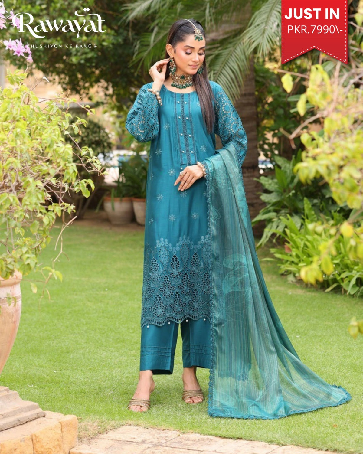 RAWAYAT LACE KARI LK-10087