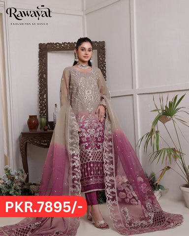 RAWAYAT UNSTITCHED SQ-1114