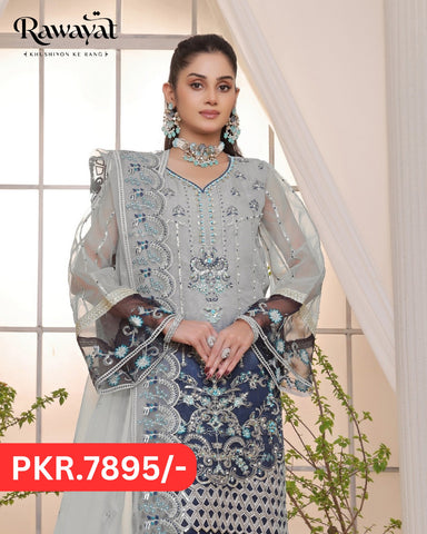 RAWAYAT UNSTITCHED SQ-1111