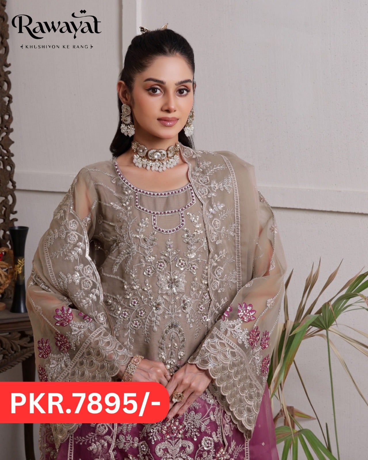 RAWAYAT UNSTITCHED SQ-1114