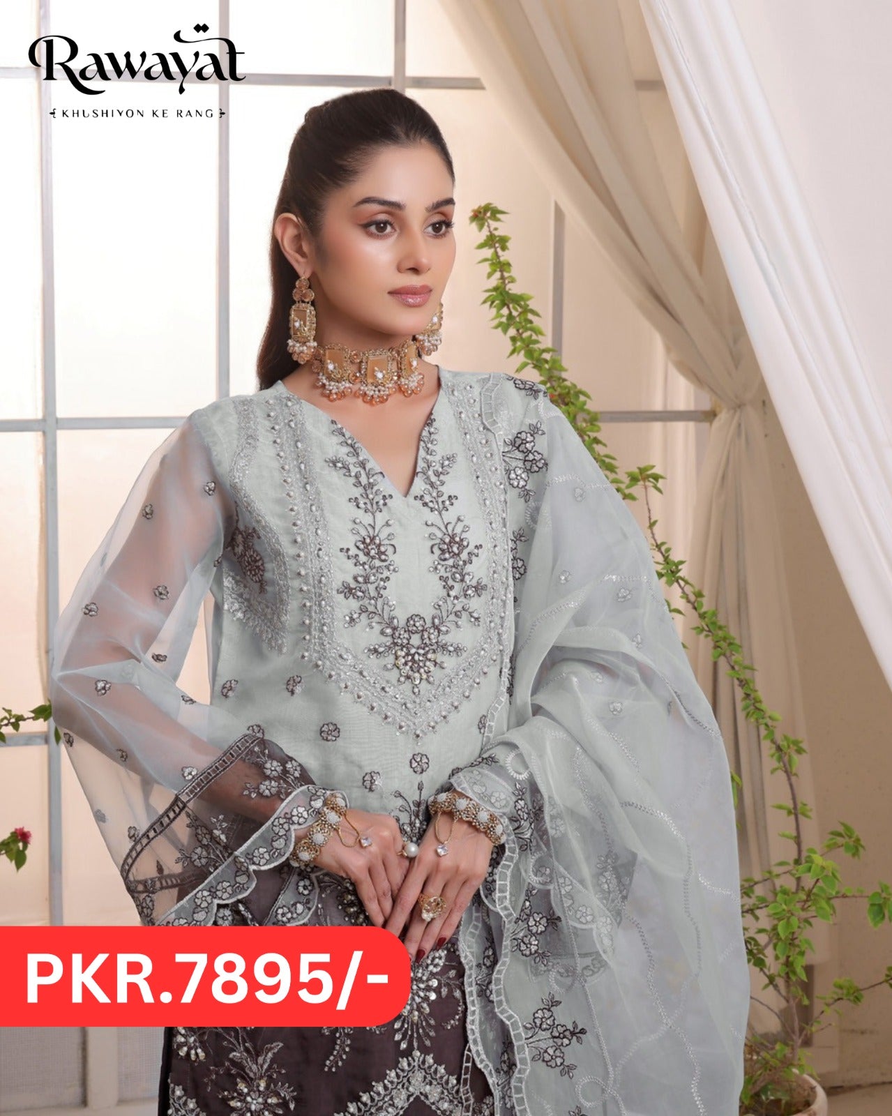 RAWAYAT UNSTITCHED SQ-1112