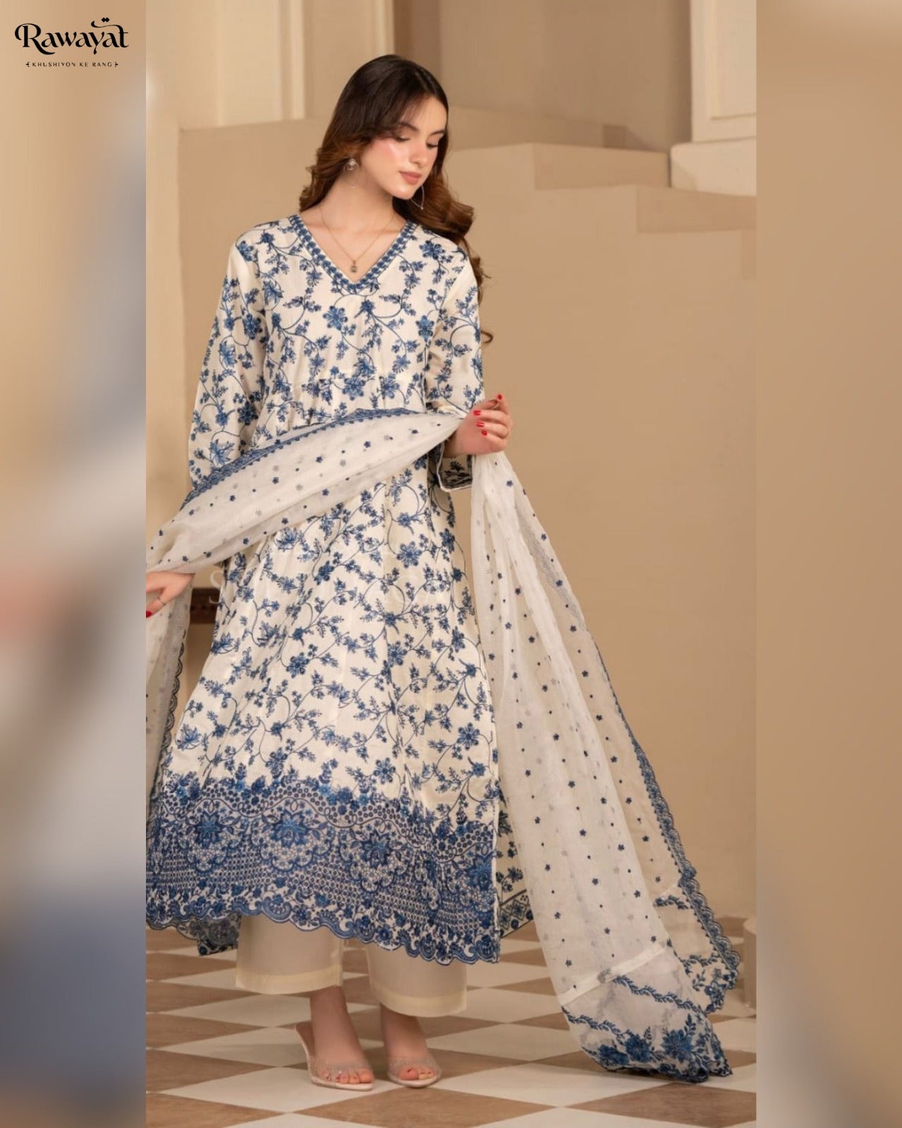 RAWAYAT FROCK  SD-4000
