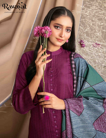 3 PIECE JACQUARD VISCOSE SUIT, D-5022